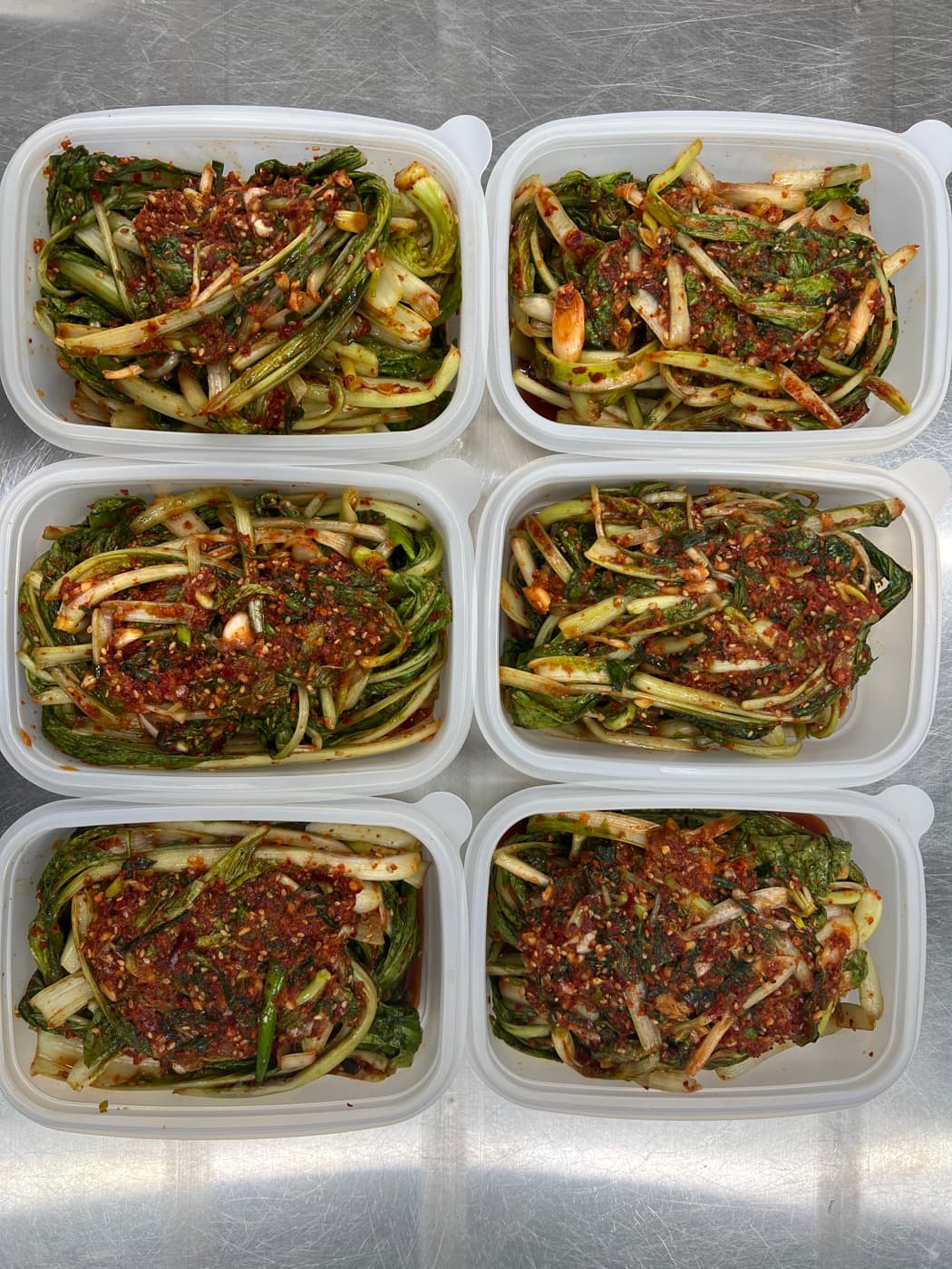 온기반찬에서 정성껏 만든 조선배추 겉절이